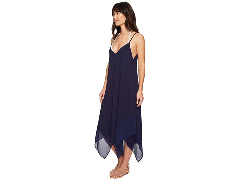 Blue Scarf Dress Swim Cover-Up K71447