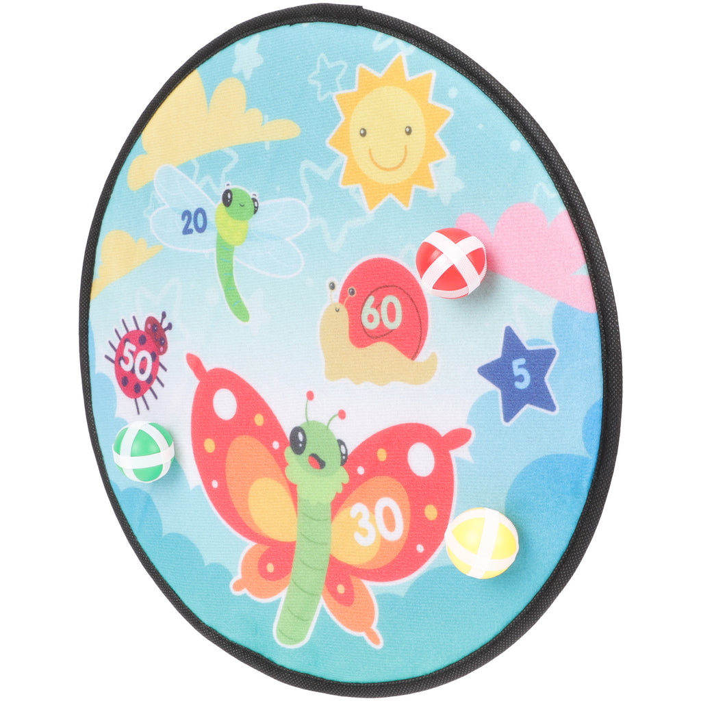 Kids Dart Board with Sticky Balls Toy W724162