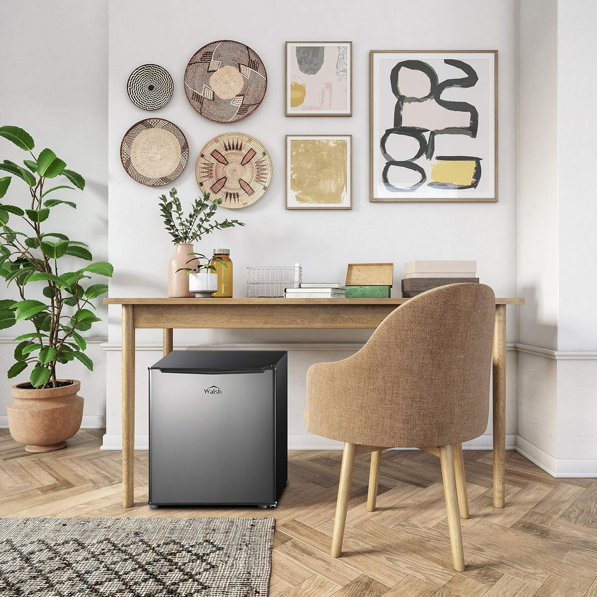 Compact Refrigerator, 1.7 Cu.Ft Single Door Fridge W159715