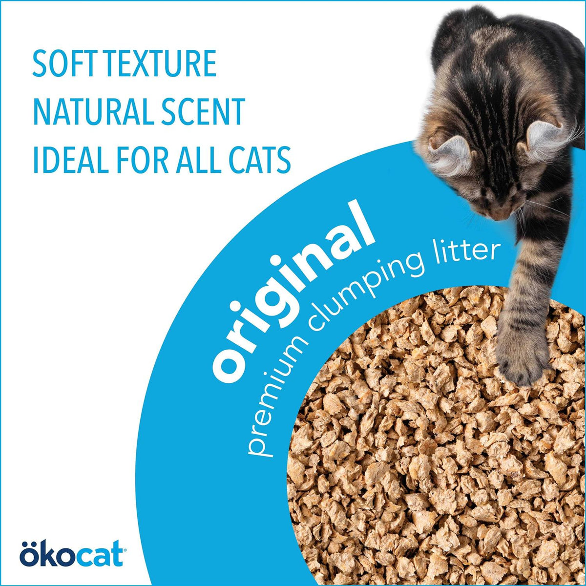 Original Premium Clumping Natural Wood Cat Litter T7543