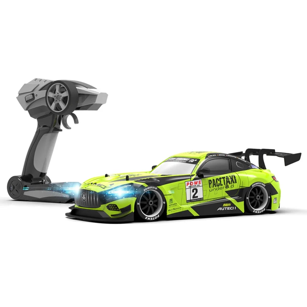 1/16 4WD RC Drift Car with LED Light 4 Replaceable Tires V767