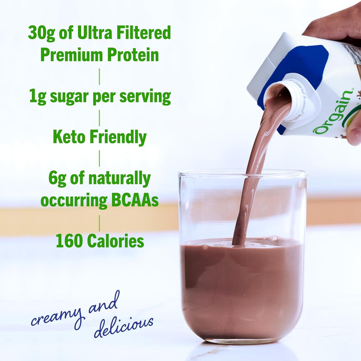 11 Fl Oz Pack of 12 Chocolate Fudge Protein Shake U957744