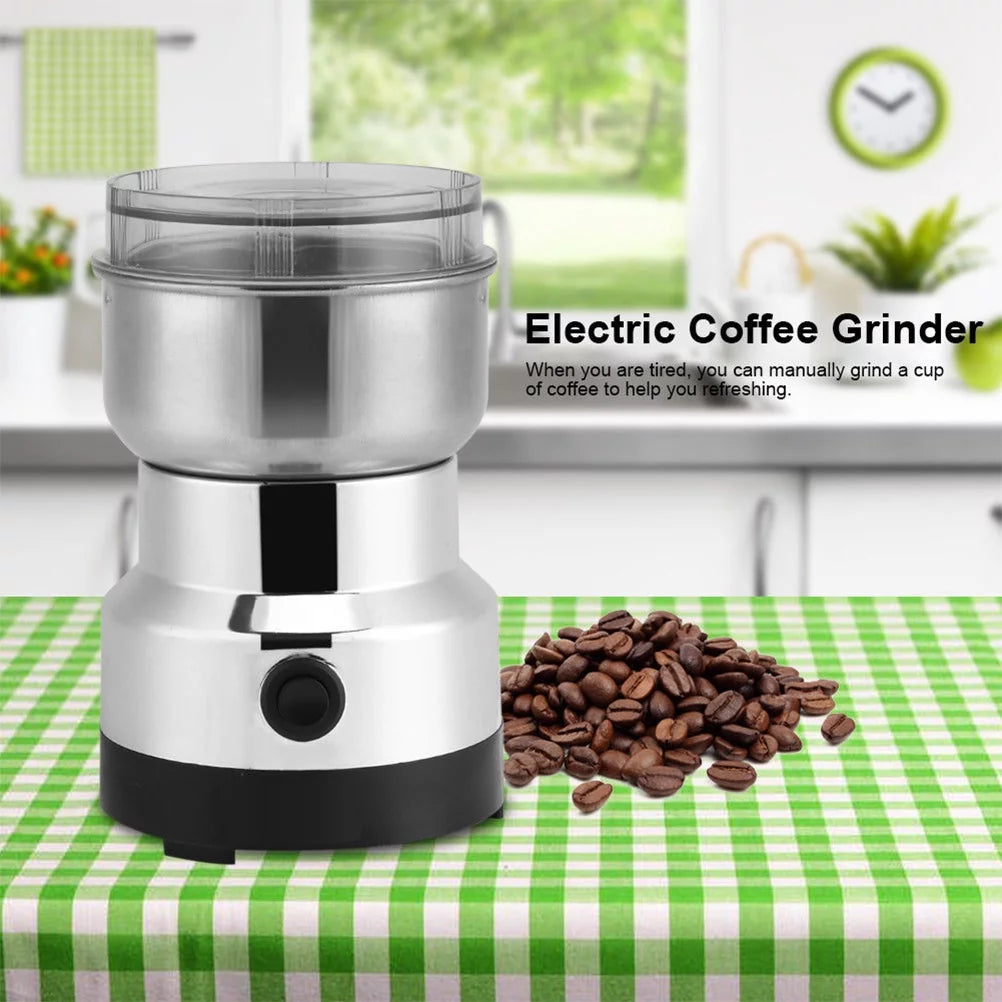 110V Electric Coffee Spice Beans Grinder with Stainless Steel Blades F566504