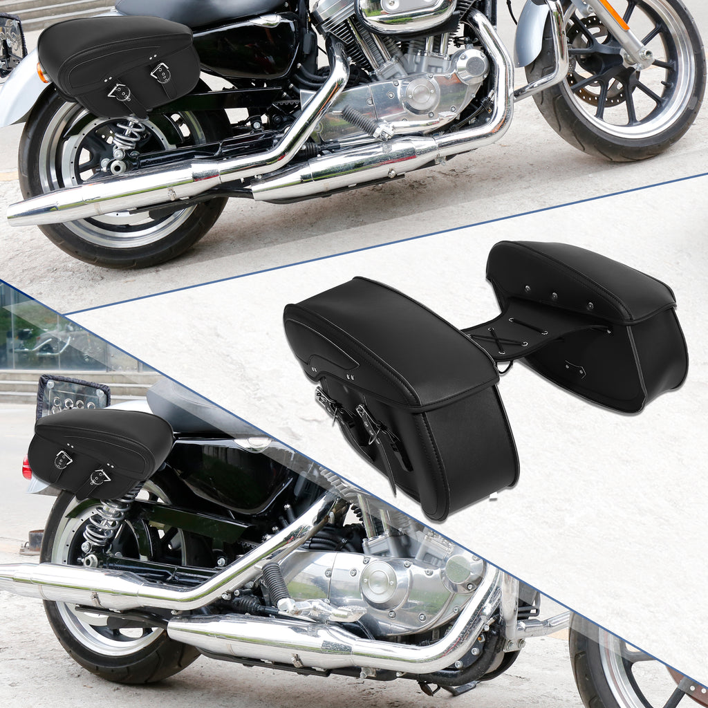 Black Motorbike Saddlebag Tool Bags Q56777