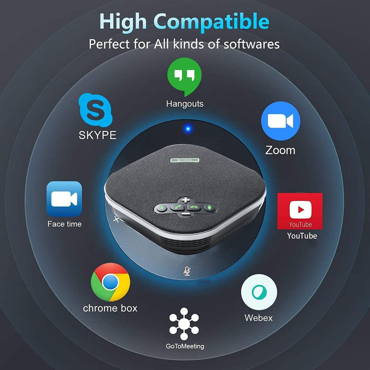 USB Speakerphone Conference Speaker with Microphone C478