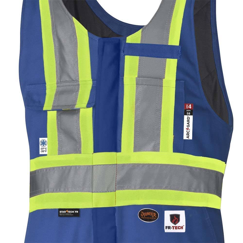 Flame Resistant Quilted Cotton Safety Overall D876