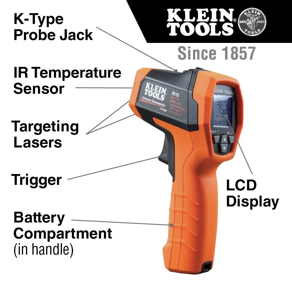 20:1 Dual-Laser Infrared Thermometer Y746528