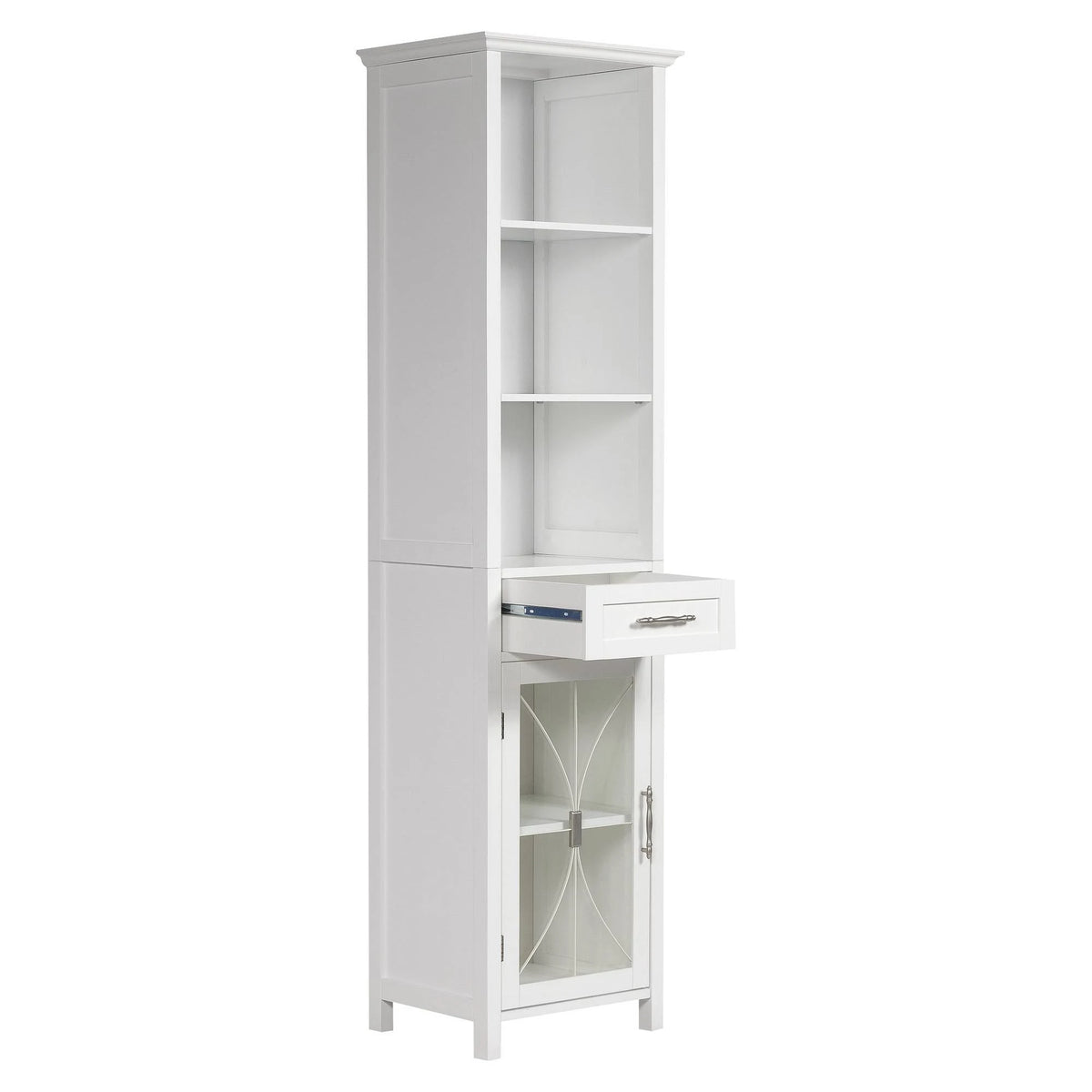 White Linen Cabinet E5887
