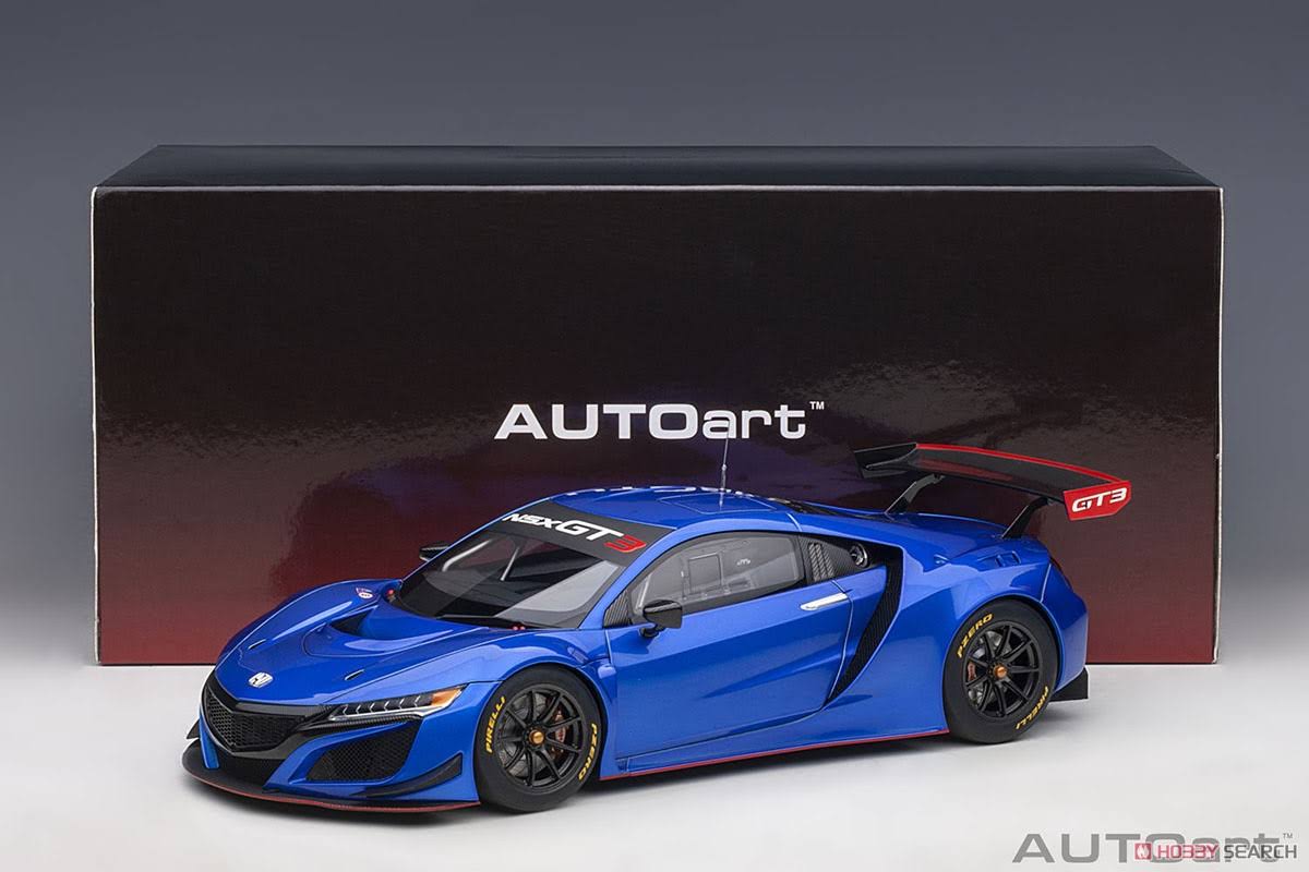 1/18 Scale Diecast Honda NSX GT3 Hyper Blue B9759
