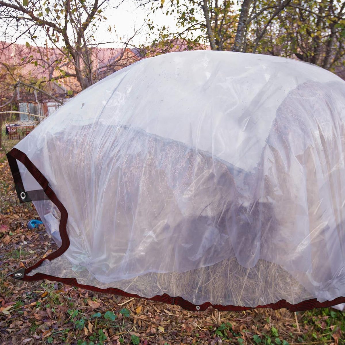 6.5 x 6.5 Feet PE Tarp with Elastic Rope S1313