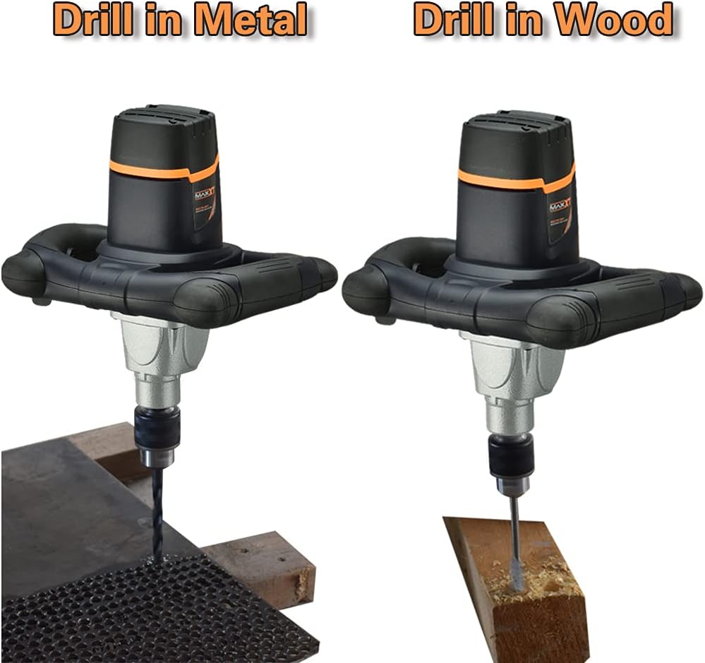 Single Paddle Mixer with 5/8" Keyed Chuck and 100mm Spiral Mixing Paddle G867852