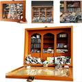 Miniature Book Library with 200PCS Mini Bookshelf E236402