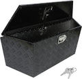 39" x 16.5" x 12" Black Aluminum Trailer Tongue Box I822023