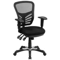 Black Mid-Back Mesh Office Chair A614939