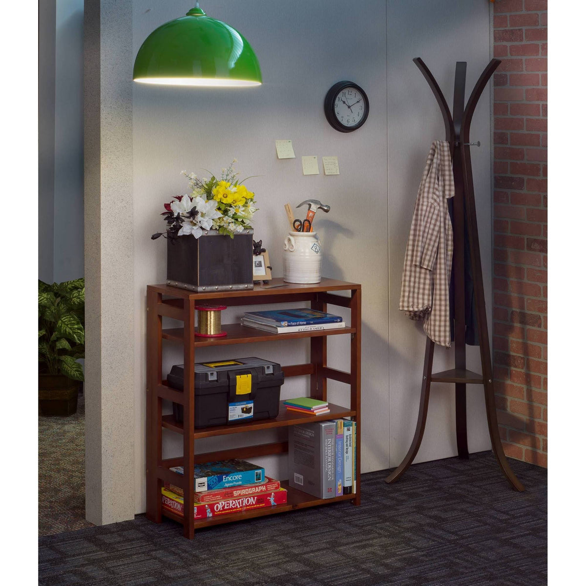 Cherry High Folding Bookcase Z996565