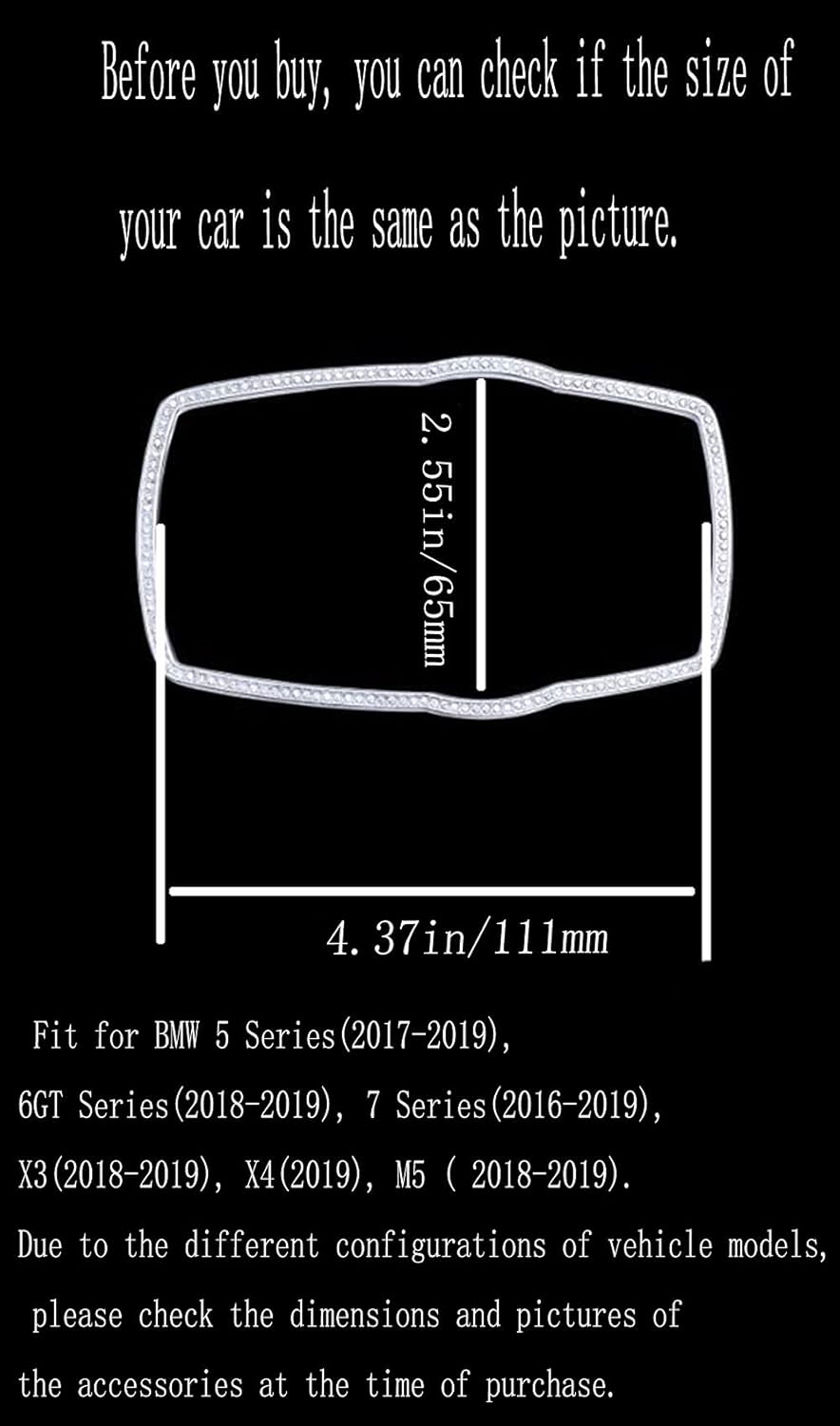 Bling Car Accessories Metal Auto Decal Stickers Car Interior Decoration Parts Trims G61351