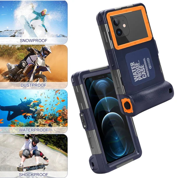 Waterproof Protective Case for Samsung Galaxy S8+ and Phones Up to 6.9 Inch T126
