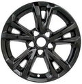 Black Skin Hubcap Cover Alloy Wheel Pack of 2 C8600