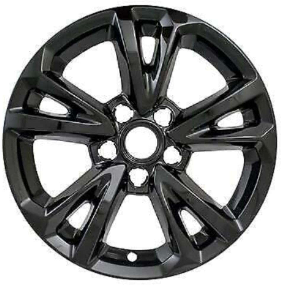 Black Skin Hubcap Cover Alloy Wheel Pack of 2 C8600
