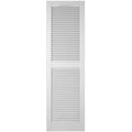 18x22W x 48x22H Vinyl Louver Shutters with Shutter-Loks O319042