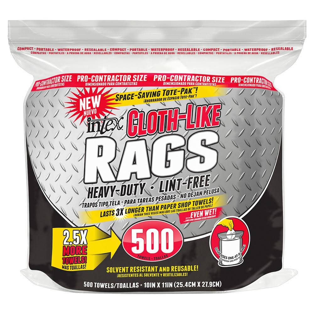500 Count Cloth-Like Rags H244328