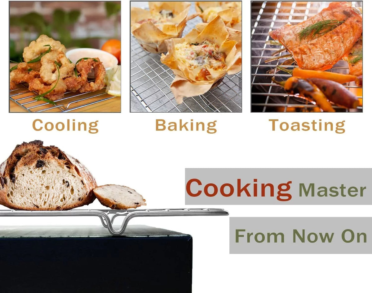 Cooling Rack Set of 2 Stainless Steel 11.6" x 9.2" D5799