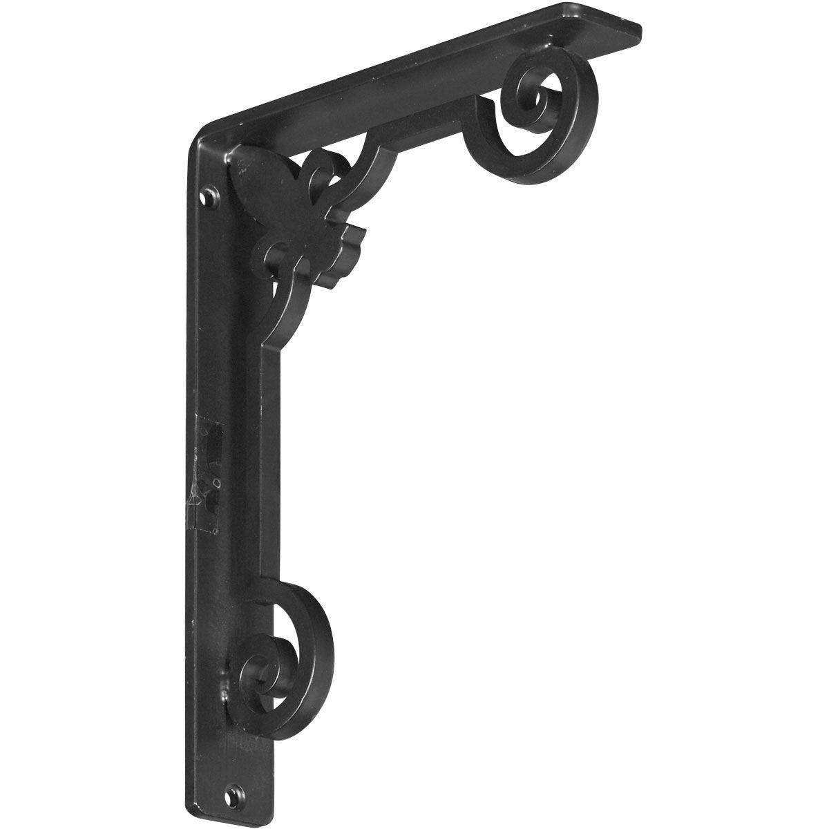 Wrought Iron Bracket Antiqued Warm Silver C2178