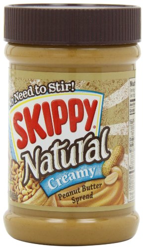 Natural Creamy Peanut Butter, 15 Ounce (Pack of 6) J711
