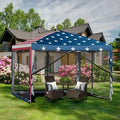 10 ft. W x 10 ft. D Steel Pop-Up Gazebo M827272