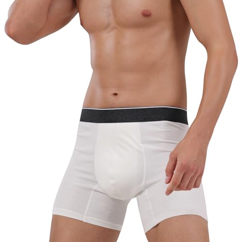 Black Cotton Boxer Briefs (Small) T61842