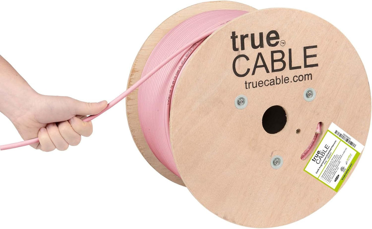 1000ft Purple 23AWG Solid Bare Copper Bulk Ethernet Cable H280
