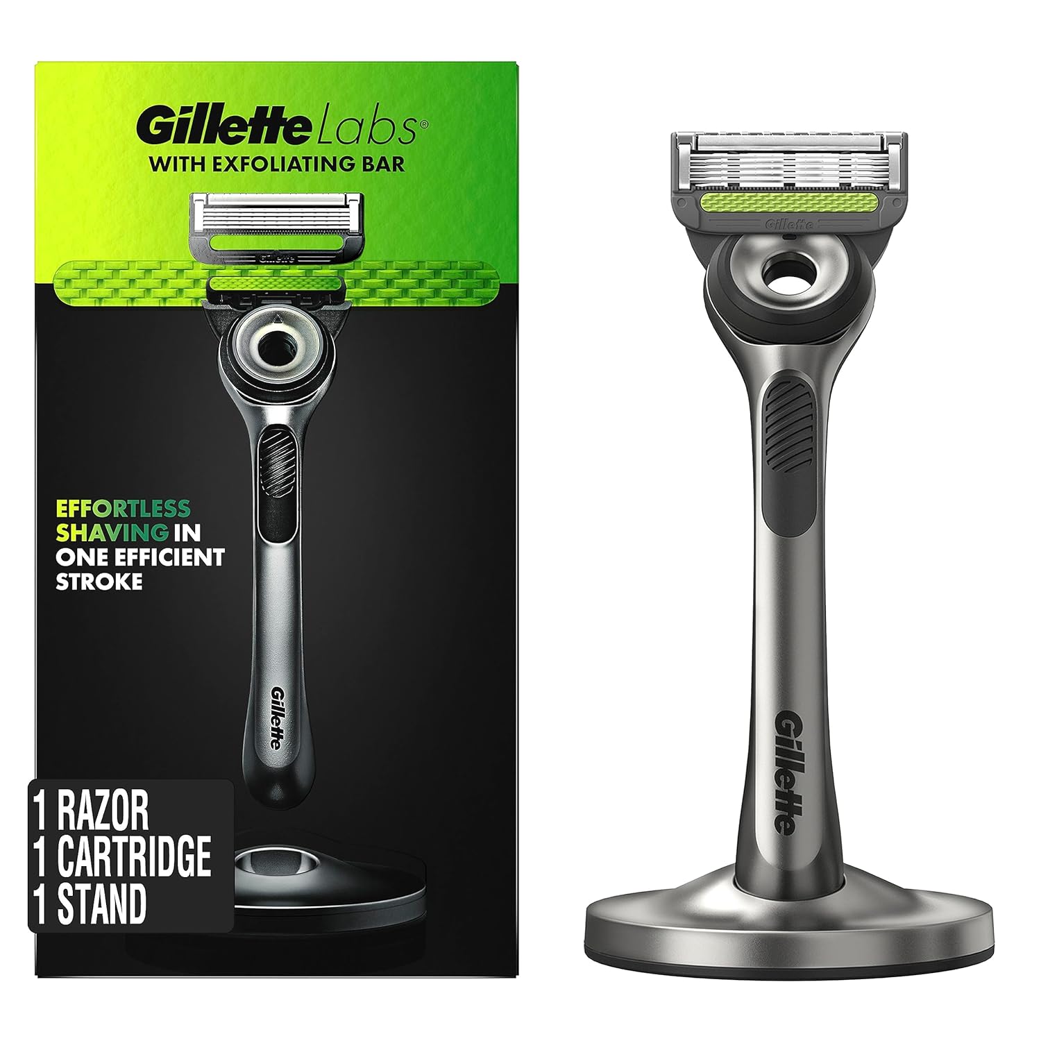 1 Handle 1 Razor Blade Refill Razor with Magnetic Stand Z31783