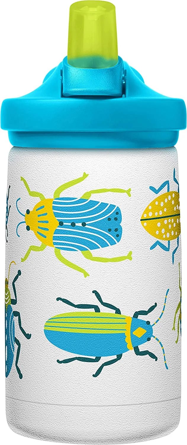 12 oz Insulated Stainless Steel Bottle with Straw Cap K4624