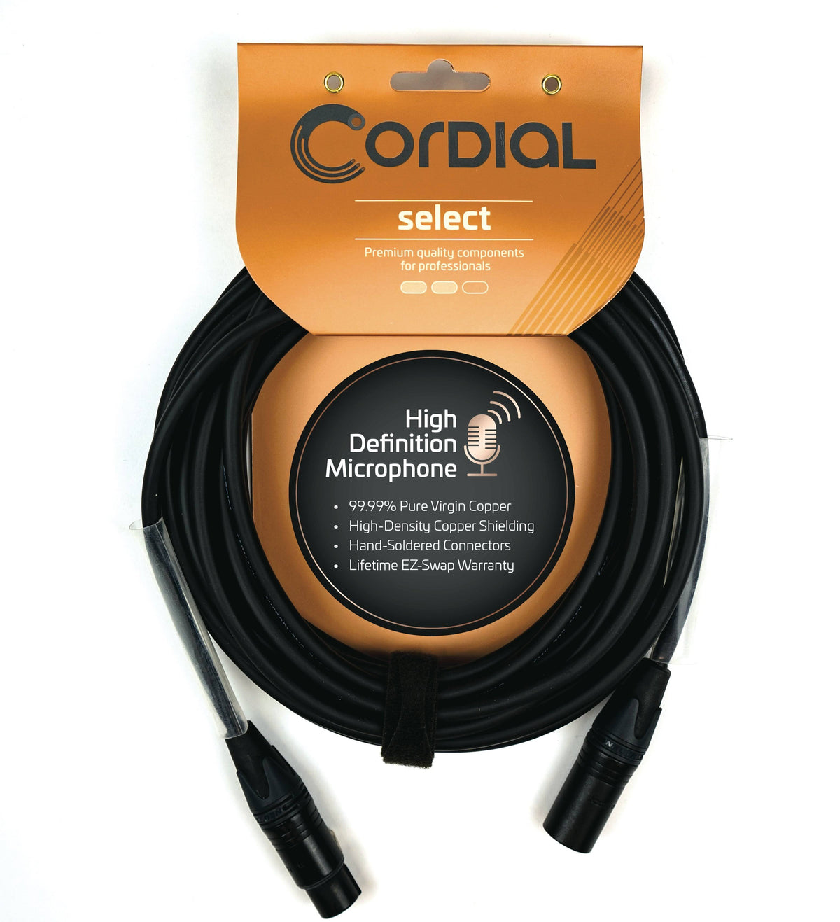 Premium Microphone Cable with Balanced XLR Connectors M60856