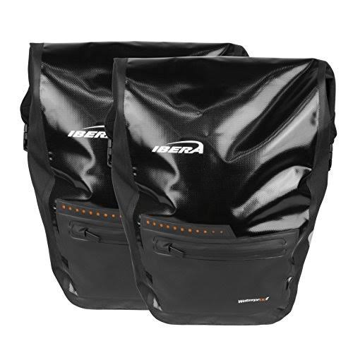 Black Waterproof Bicycle Panniers (Pair) E989