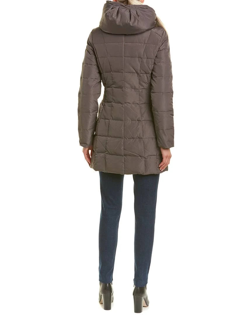Carbon Hooded Down Puffer Coat H66263