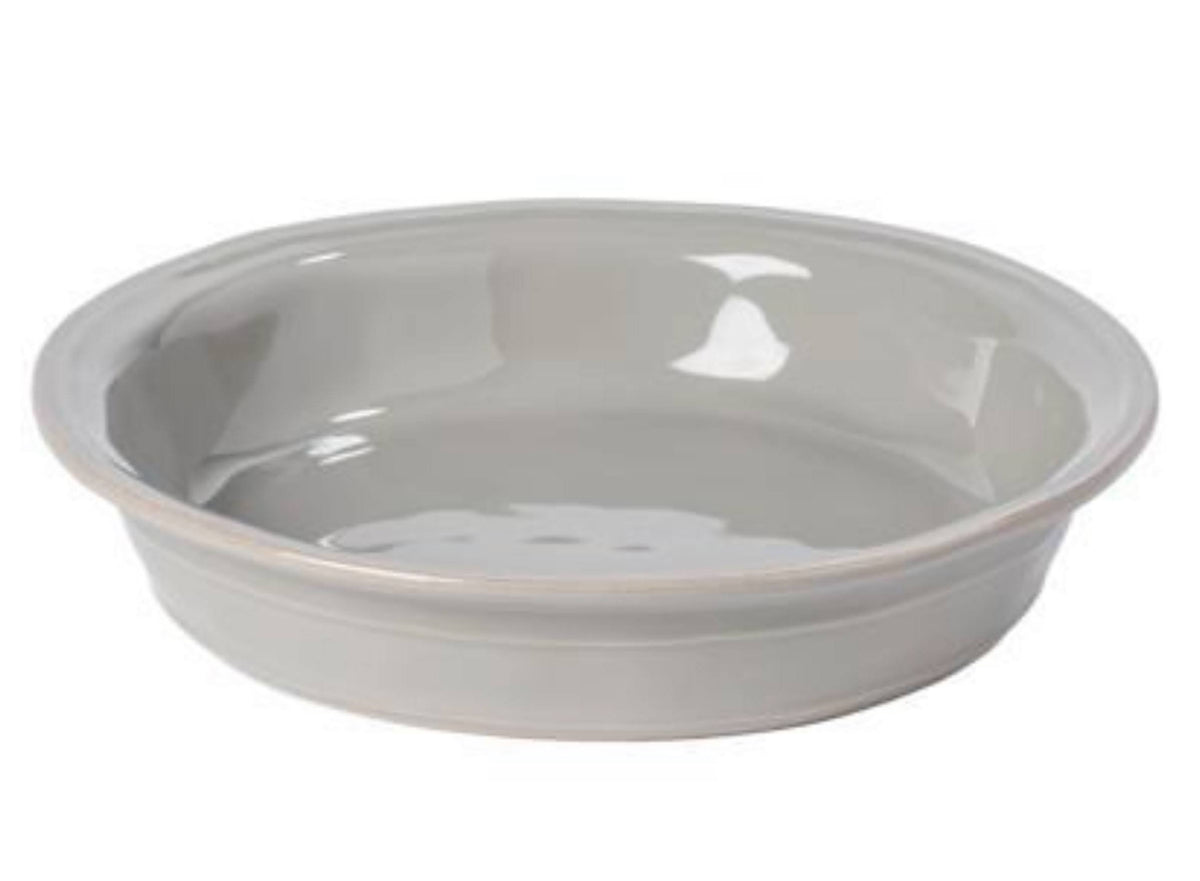 Gray Pie Dish 11x22 I3374
