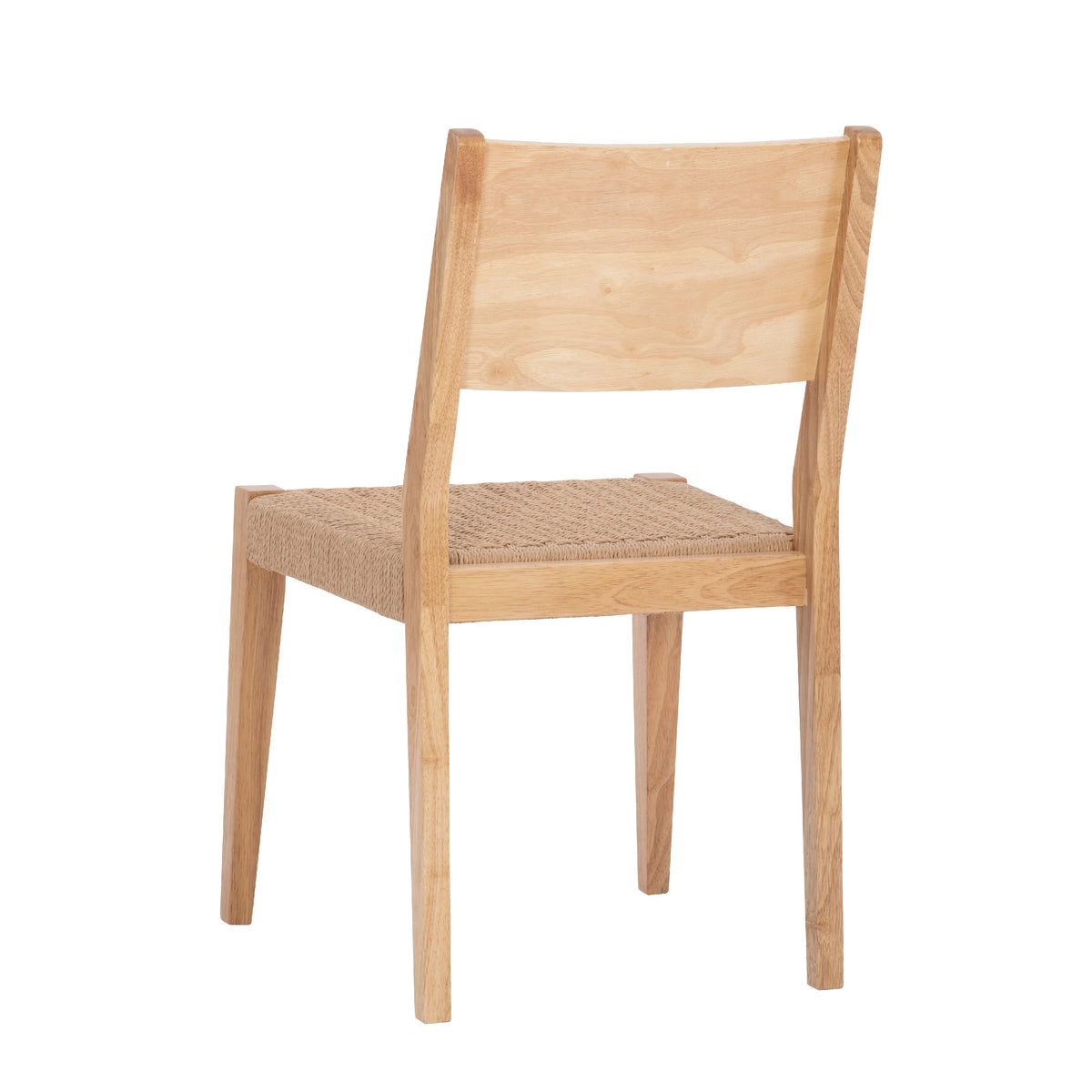 Natural Handwoven Rope Seat Dining Chair, Set of 2 P82534