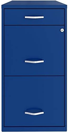 3 Drawer Metal File Cabinet Black I9087