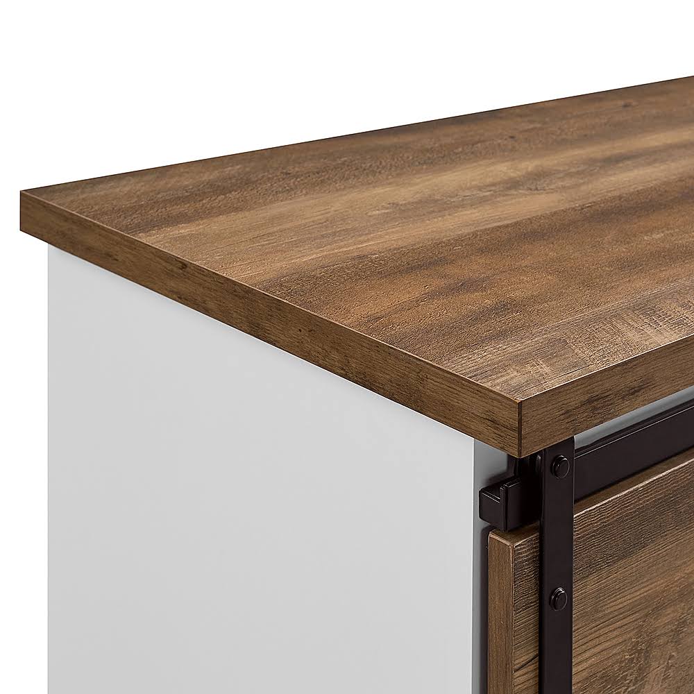 Rustic Farmhouse TV Stand Cabinet N47331