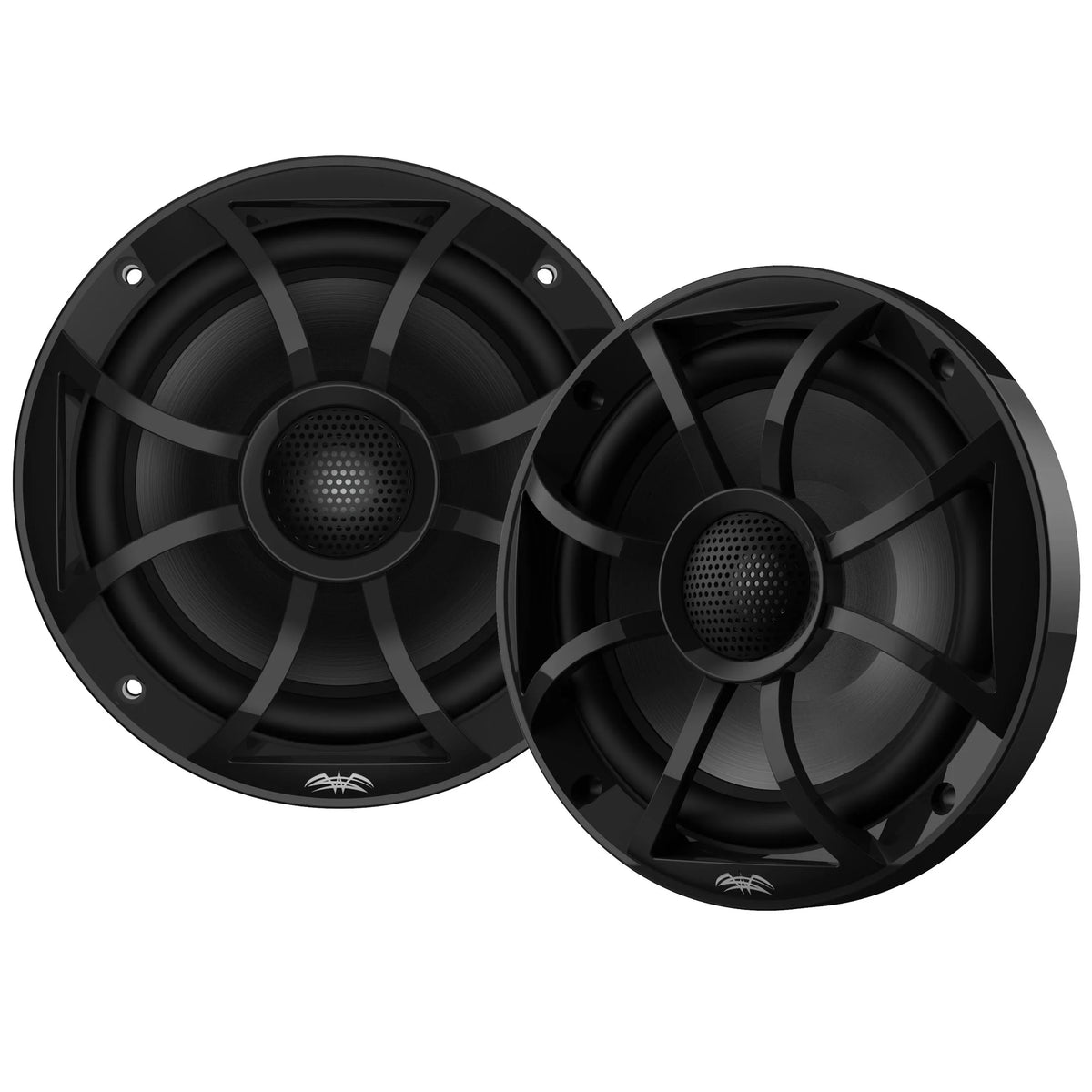 Marine AM/FM/BT Stereo with 6.5" Marine Coaxial Speakers, Black Grill T87419