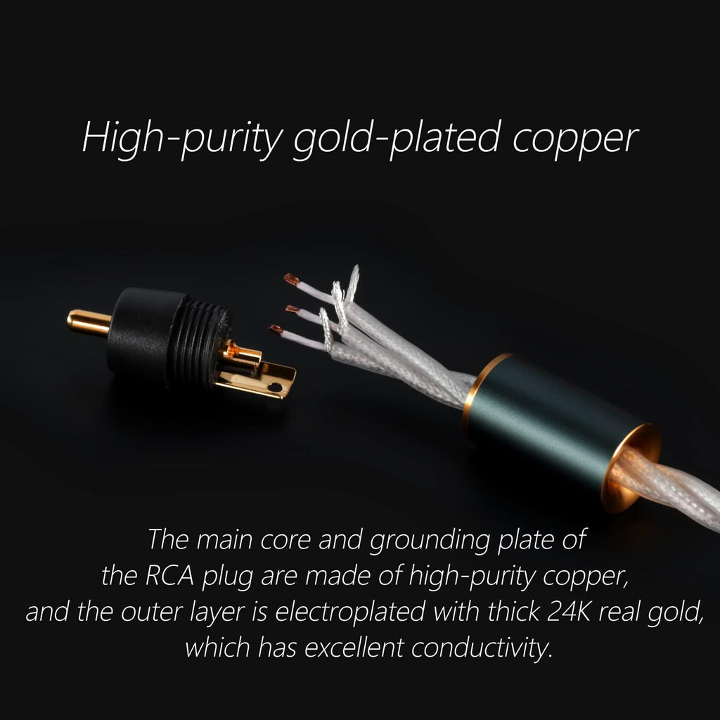 RCA Signal Cable with PCOCC Conductor (20CM) P530