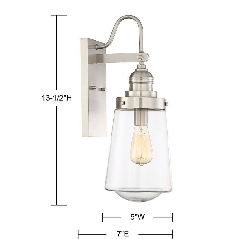 1 Light Outdoor Wall Lantern Satin K69984