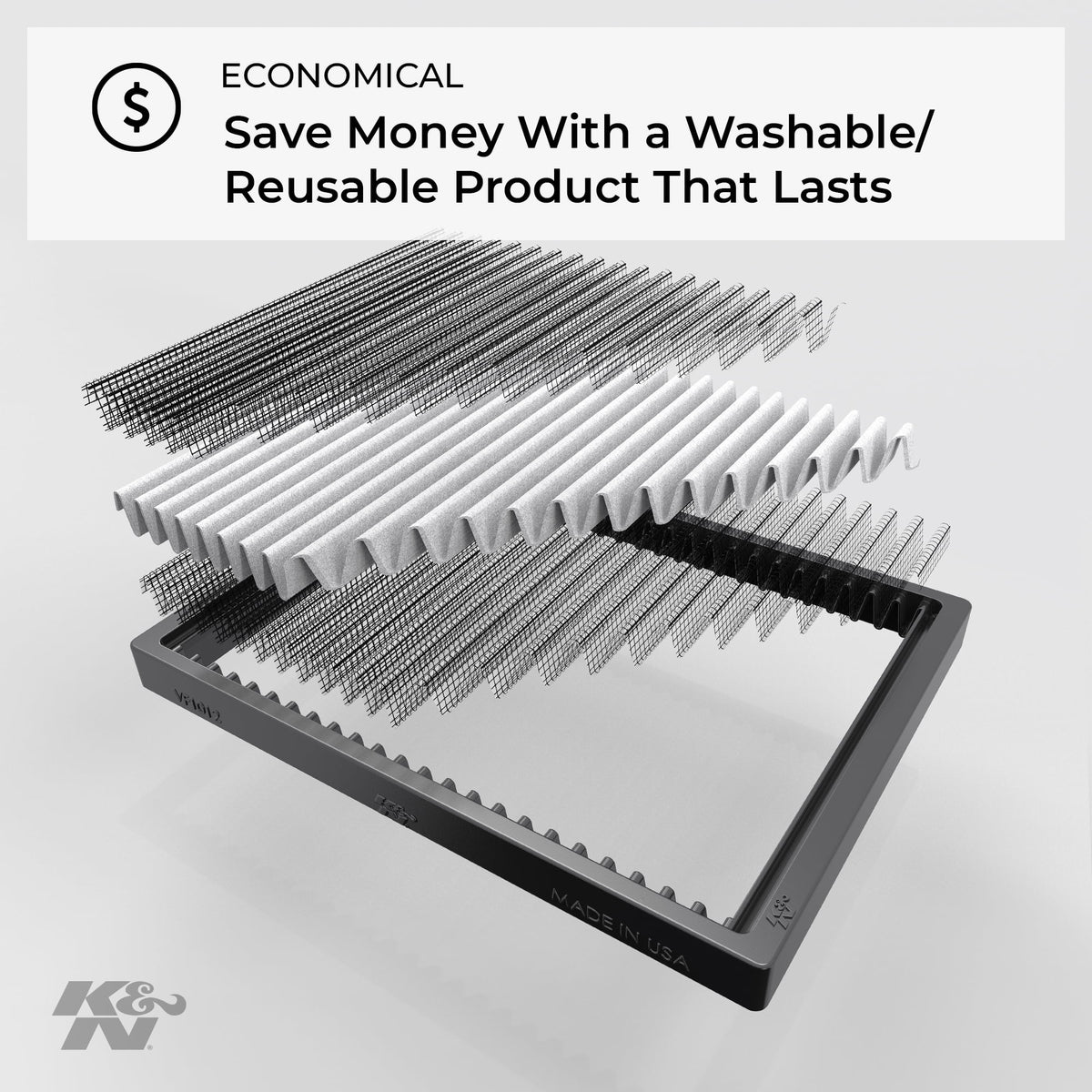 Washable and Reusable Cabin Air Filter T18173