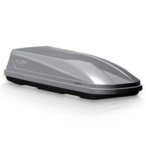 Large 17.7 Cubic Feet White Rooftop Cargo Box Carrier D579