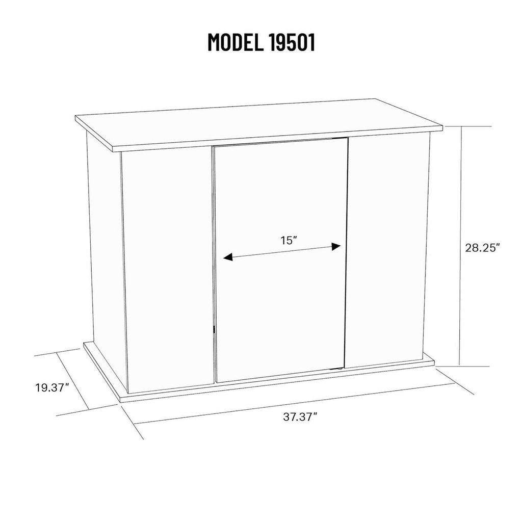 Wood Aquarium Stand X585
