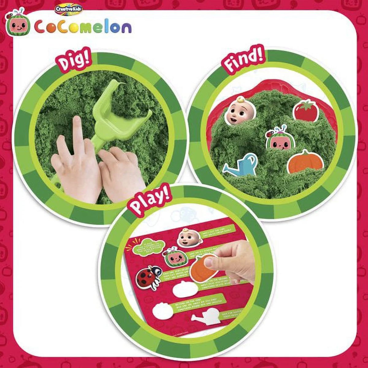 9 Piece Sand Activity Set with Reusable Tray, Shovel and Charms N870308