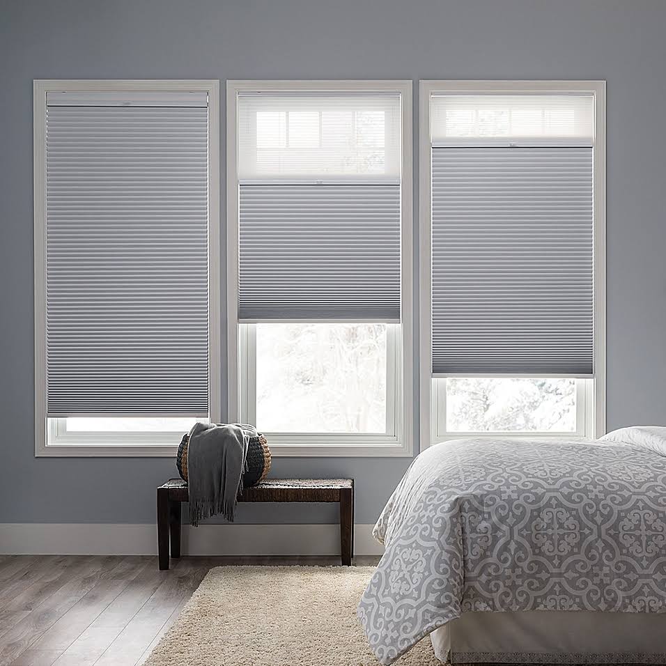 Cordless Day/Night Cellular Shade in Snow X127