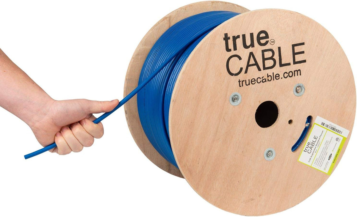 1000ft Purple 23AWG Solid Bare Copper Bulk Ethernet Cable H280