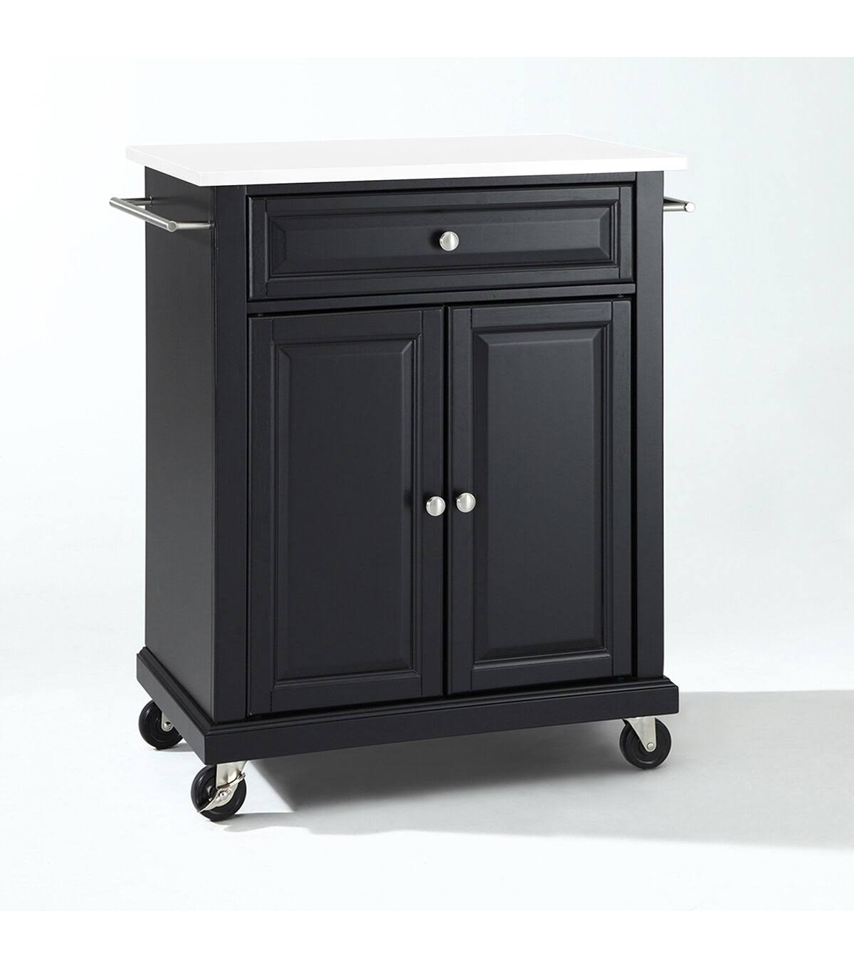 Cherry Granite Top Kitchen Cart L4669